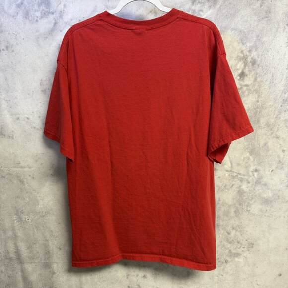 Vintage Anaheim Angels T Shirt Mens XL Red Los Angeles Lee Sport Y2K - Picture 3 of 10